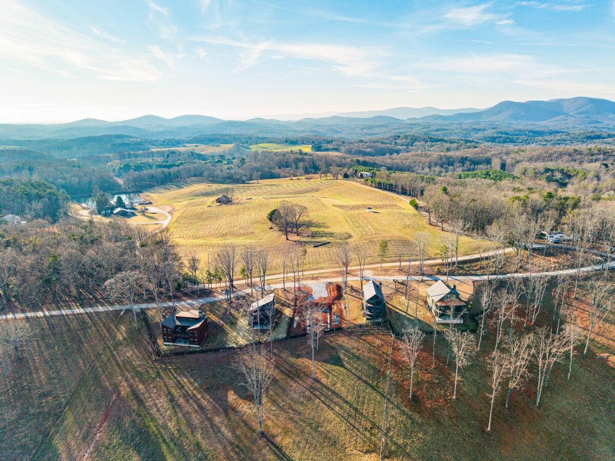 Aerial View of Ella’s Vineyard